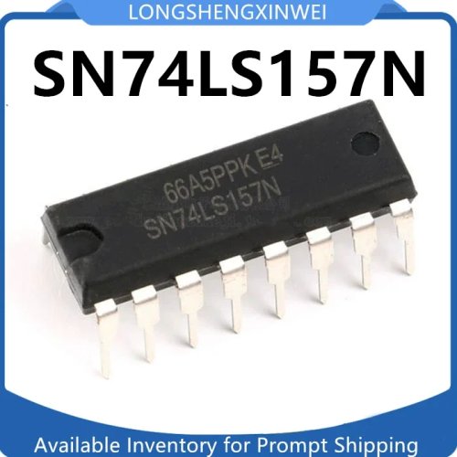 SN74LS157N (74LS157) DIP-16 TTL Quad 2‑channel Multiplexer Logic IC — 1 pc