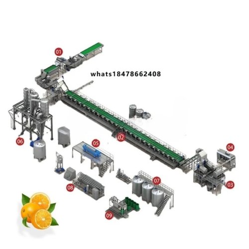 Industrial orange juice processing machine – Commercial orange juice production line