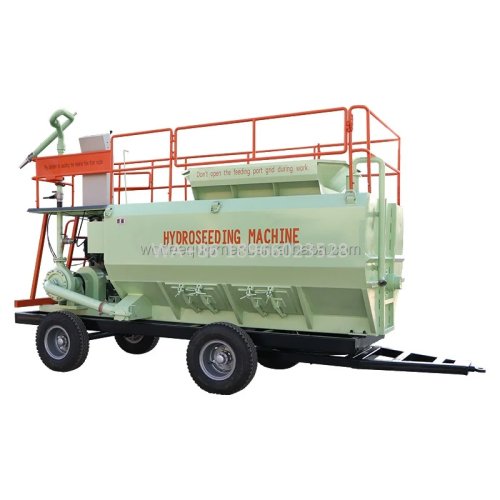 Hidrossemeador 8000L para relva com rodas — móvel, fácil de mover e operar, para taludes