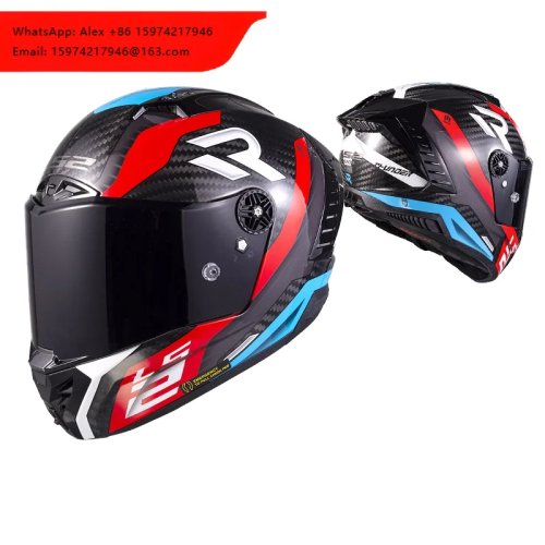 Casco Integral LS2 FF805 de Fibra de Carbono – Racing, Todo Tiempo/Verano, Unisex, Nuevo, 1 Año de Garantía