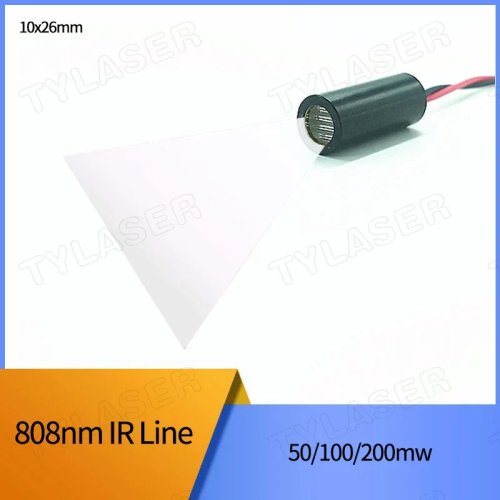 Module laser IR 808 nm 100 mW (ligne) avec driver APC — qualité industrielle pour machines à bois