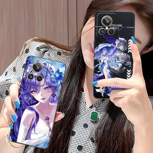 Wuthering Waves 'Cantarella' soft TPU shockproof phone case for Realme 15/14/13/12/11/10/9/Pro/Plus/Ti/Lite 5G