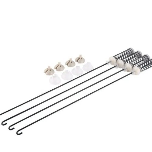 JOINTGO Kit ammortizzatori/aste di sospensione per lavatrice 60 cm (W10780048) per WTW4800XQ4/WTW4800XQ1 — 5 pezzi