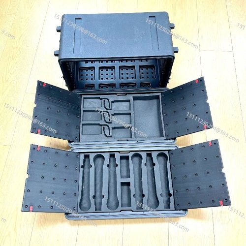Flight case rack 6U cho livestream – thùng PE cho mic không dây, power amp và processor