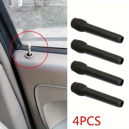 Set da 4 clip per pulsante serratura porta VW Golf - plastica nera