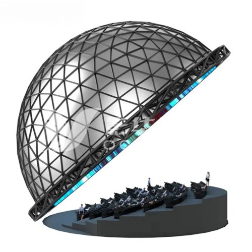 Simulateur de vol VR pour attractions — cinéma en dôme immersif 5D/7D/9D/12D avec plateforme à mouvement (expérience montagnes russes)