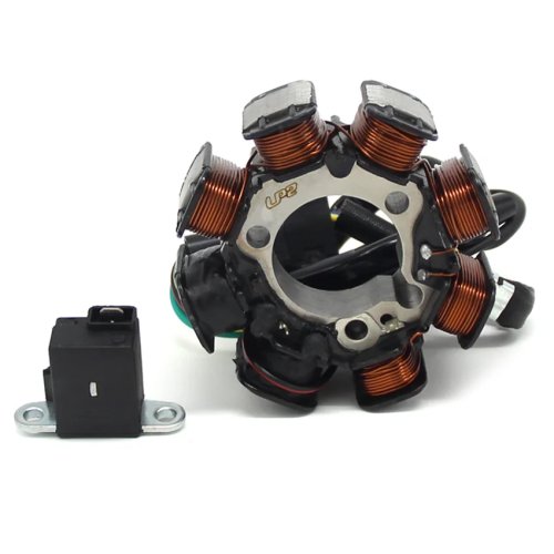 Cuộn stato máy phát cho Honda TRX200A/TRX200D FourTrax 200 - phụ tùng thay thế (OEM 31120-HF1-000)