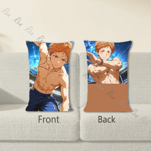 Dakimakura (Shogo Itaya) pillow cover — double-sided anime print, 40×60 cm (sofa/throw cushion case)