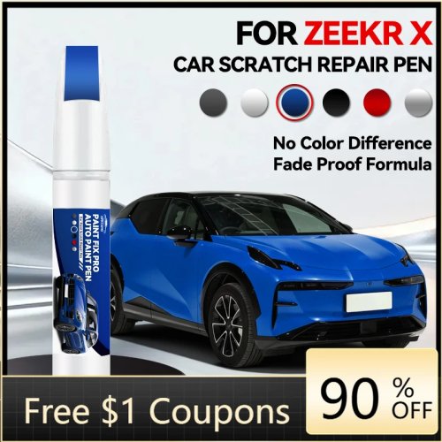 ZEEKR X Wheel Touch-Up Paint Kit — Quick & Easy Rim Scratch Repair, Silver/Black