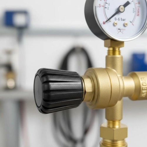 Argon/CO2-Schweißgas-Druckminderer, Messinggehäuse, kompakt und dicht – Druckregler für Werkstatt/Garage
