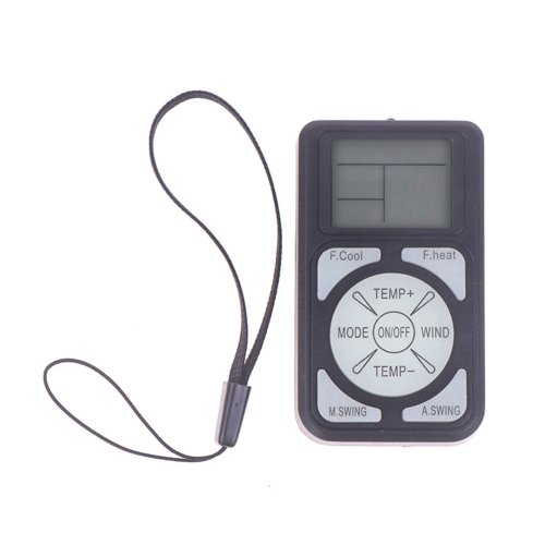 Control remoto universal para aire acondicionado con LCD — portátil, luz nocturna y agarre cómodo, compatible con marcas populares