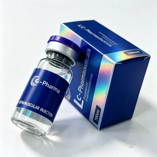 Étiquettes vinyle personnalisées pour peptides avec boîte, 3ml/5ml/10ml — autocollants non toxiques pour emballages cosmétiques et soins