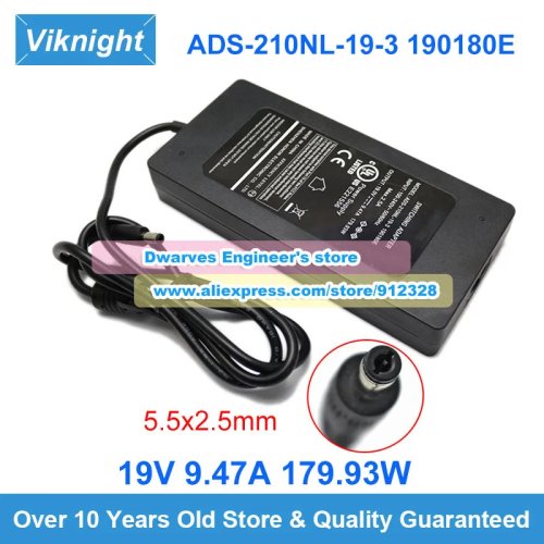 Блок питания 19В 9,47А для проектора XGIMI H3 / XKO3E (ADS-210NL-19-3)
