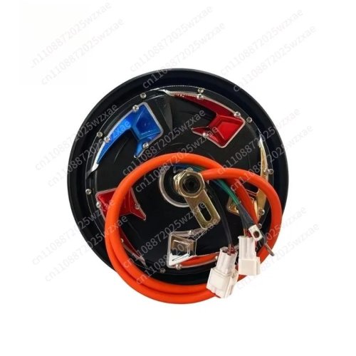 Motor de cubo 10" (50H) 3000W e 12" (40H) 3000W, sensores Hall duplos, 16/18 polos — para trotinetes elétricas / bicicletas elétricas