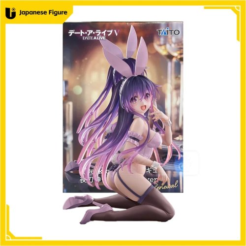 PVC製 完成品フィギュア 15cm 夜刀神十香（Date A Live）バニーガール ひざまずきポーズ