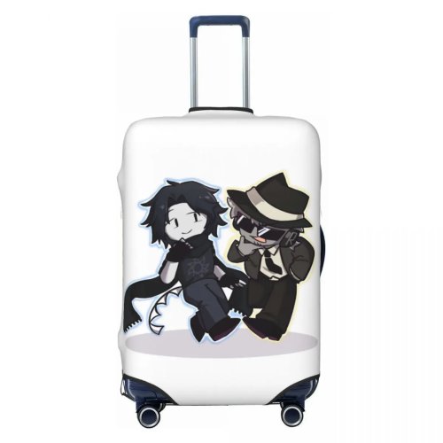 Housse de valise extensible Forsaken Azuretime «Double Fedora» — Protection élastique pour voyage et croisière