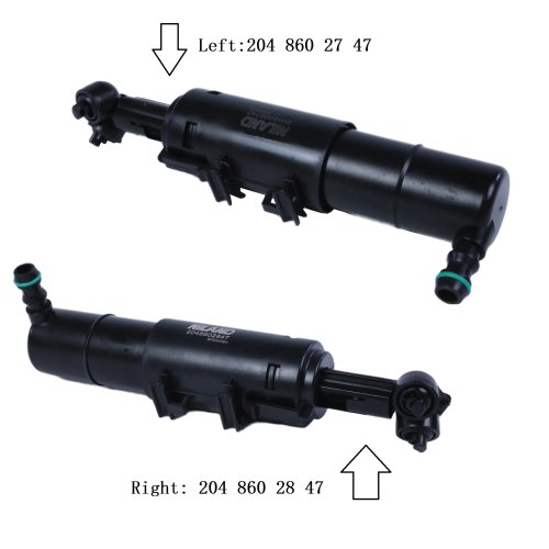 Buses lave-phares gauche et droite (jeu) pour Mercedes‑Benz C‑Classe W204 (C180/C200/C230/C250/C300) — réf. OE 2048602847 & 2048602747