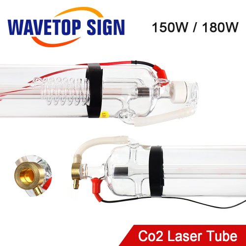 Tubo laser CO2 in vetro WaveTopSign WT1850 150W per macchine da taglio e incisione — 80x1850 mm / 80x2000 mm