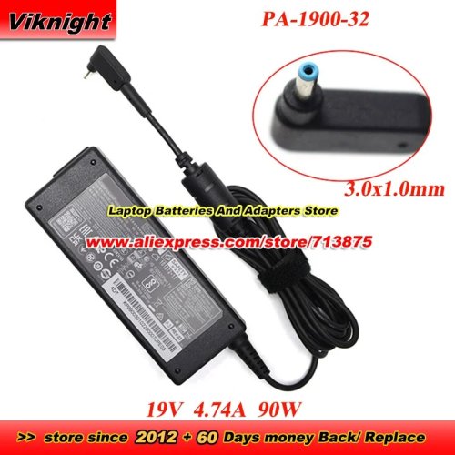 AC 어댑터 90W (19V 4.74A) Acer Aspire A517-53 / Swift X SFX14-41G / A517-53-593A용 - DC 플러그 3.0×1.0mm