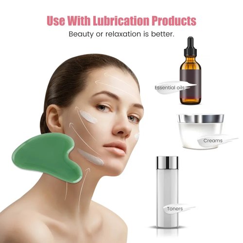 Массажер Gua Sha для лица — Скребок для лифтинга и уменьшения морщин