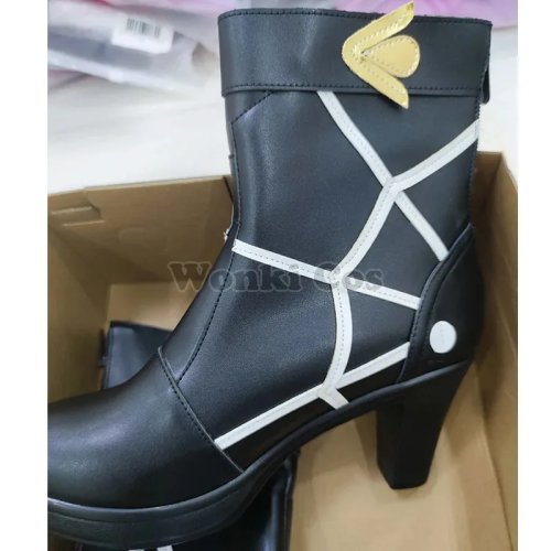 Chaussures cosplay femme Kafka (Honkai: Star Rail) simili cuir PU