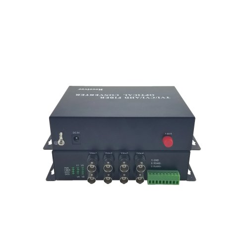 Convertisseur vidéo fibre optique 8 canaux 1080P pour caméras HD‑CVI/AVI/AHD