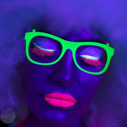 Lunettes néon réutilisables – lunettes fluorescentes UV pour soirées, rave, anniversaires et mariages