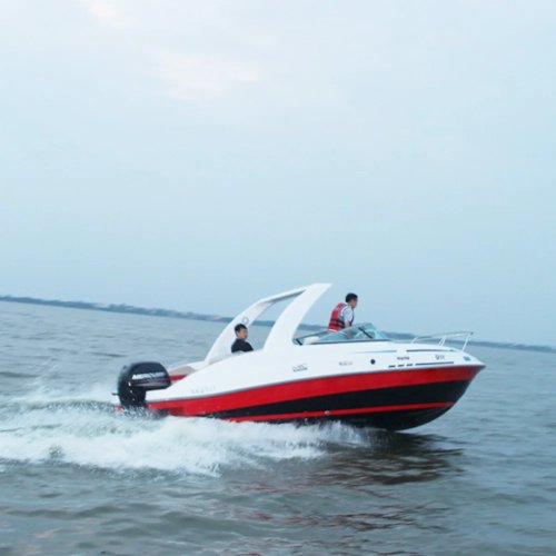 High-speed RC luxury fiberglass yacht — Remote-control boat for fishing, sport leisure and drifting