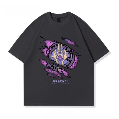 T-shirt unisex World of Warcraft «Rune Tribe» Alliance, 100% cotone, manica corta