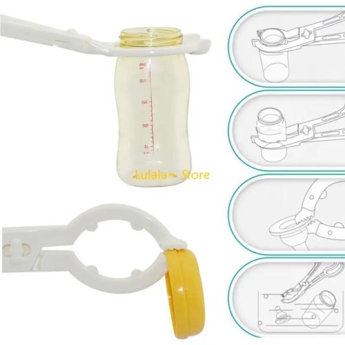 Penjepit botol bayi anti-selip, tahan panas untuk sterilisasi