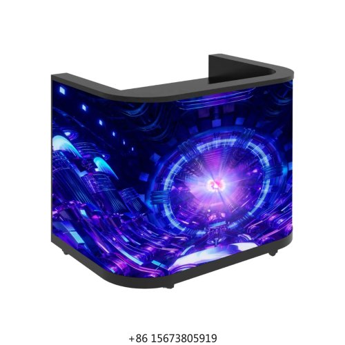 Layar LED lengkung portabel P2.5 untuk dalam ruangan — booth pameran, klub, bar, meja DJ