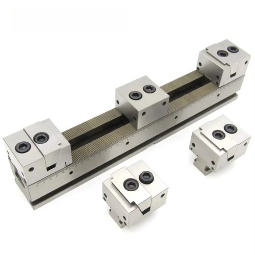 Morsa universal flexível tipo 'tombstone' para fresagem CNC — alta eficiência, para bancada
