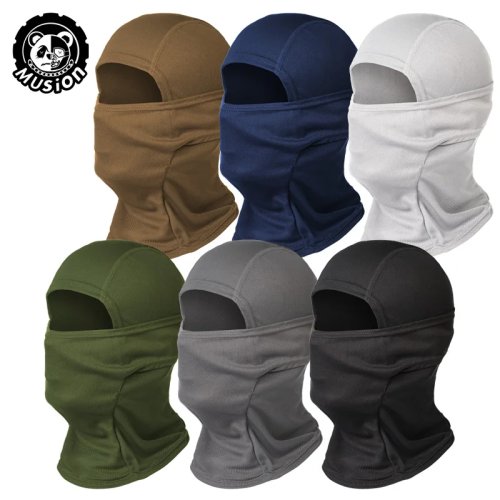 Balaclava intégrale MusionTactical séchage rapide – Cagoule respirante pour vélo, randonnée, camping, chasse et airsoft – Masque d'été léger pour homme et femme
