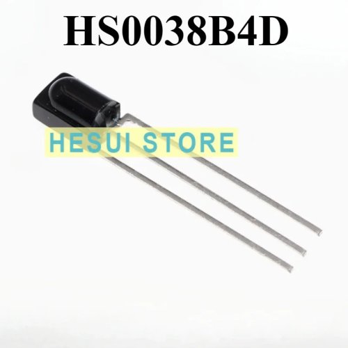 Coppia ricevitore + trasmettitore IR HS0038B4D/HS0038B4 – interruttore sensore fotoelettrico, disponibile in 1 o 10 pz
