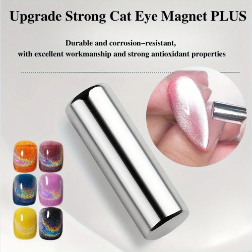 Магнитная ручка Cat Eye 3×0,7 см для ногтей - сильный магнитный стик для 3D Cat Eye гель-лака, инструмент для маникюра