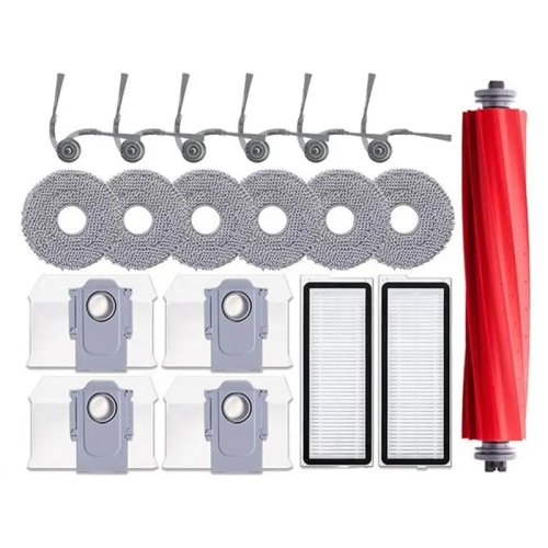 Kit de repuesto UNCL para Roborock Qrevo L / QR798 / QV35A / QR598 — cepillo principal y lateral, filtro HEPA, paño mop, bolsas para polvo