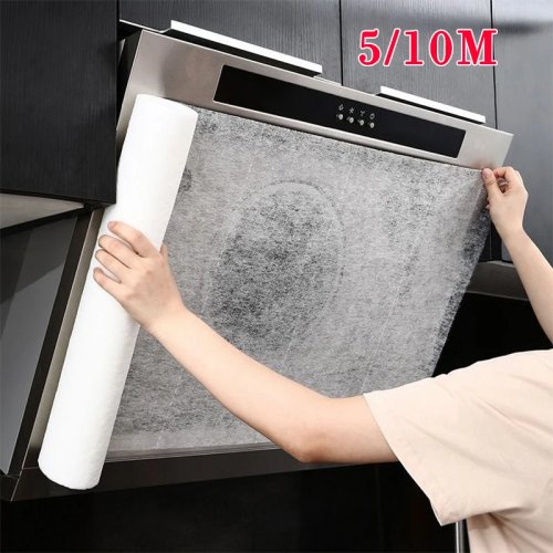 Rotolo filtro usa e getta per cappa (non tessuto) – anti‑grasso, 5/10 m
