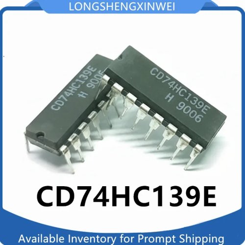 1 unidade Original CD74HC139E (74HC139) CI lógico decodificador 2→4 / demultiplexador, DIP16
