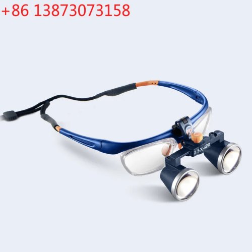 FD-503G binokulare Lupen-Brille 2,5x/3,5x, schraubbare Wechseloptiken, Galileo-Rahmen, Arbeitsabstand 420 mm