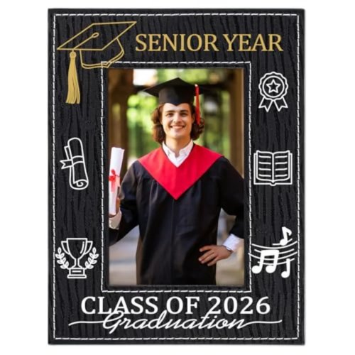 Bilderrahmen „Class of 2026“ 10x15 cm – Geschenk zur Abschlussfeier (Schule/Studium) für ihn/sie