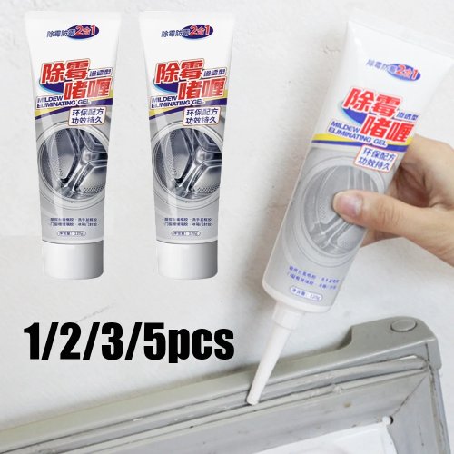 Gel limpiador antimoho para cocina y baño — elimina moho en juntas de lavabo, azulejos y sellos de lavadora (1–5 pzas)