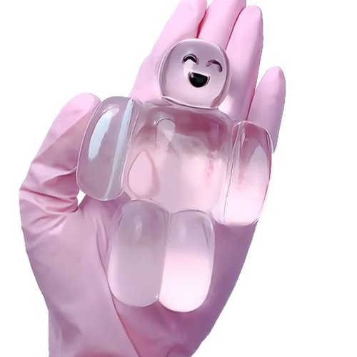 Squishy transparante jellyrobot om in te knijpen, superzacht, langzaam terugverend, antistress, kawaii