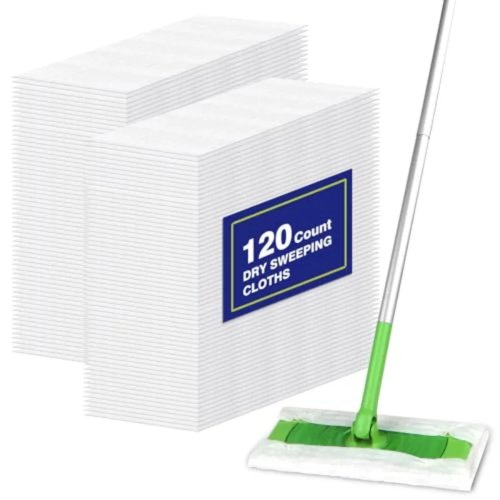 Одноразовые сухие салфетки — Сменные насадки/пады для мопа, совместимые с Swiffer Sweeper, для уборки полов