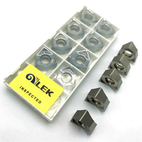 Inserti WNMU040304 / WNMU060408 / WNMU080608-GM reversibili per fresatura su alluminio, rame e legno – per tornio CNC