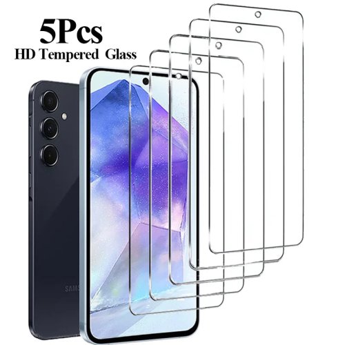 Miếng dán kính cường lực HD bảo vệ màn hình cho Samsung Galaxy S24 / S24 Ultra / S23 / S23 FE / S22 / S21 / S25 và A55 / A54 / A35