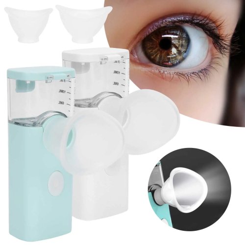 USB Rechargeable Eye Moisturizing Spray 15ml (5V) — Handheld Portable Eye Care Mist for Hydration, Cleaning & Soothing