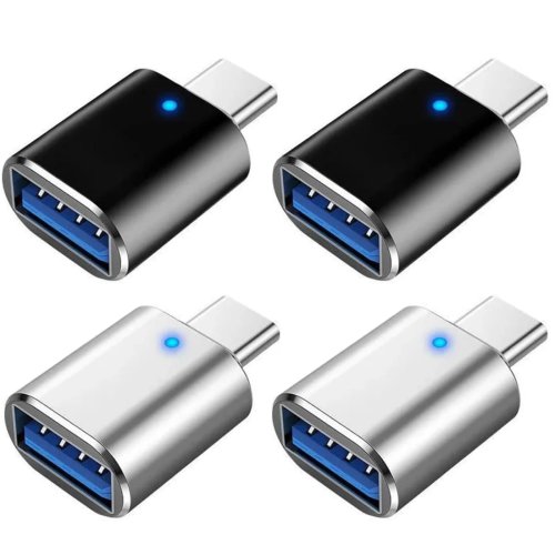 Bộ chuyển OTG USB-C sang USB 3.0 (Type‑C → USB‑A) — Đầu đọc USB cho điện thoại Android — Có tùy chọn 1/2/4 cái