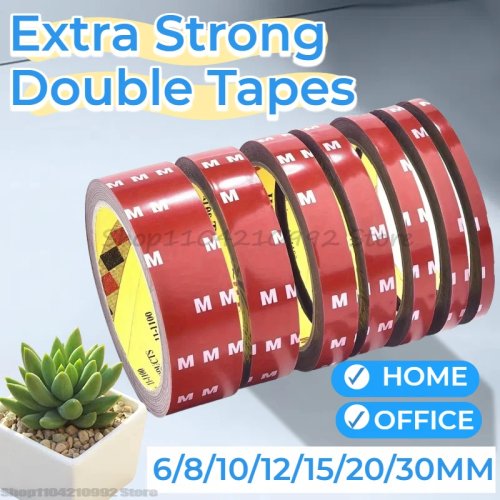 300cm Extra-Strong Double-Sided Car Tape — High-Viscosity Adhesive, Tear-Off Residue-Free for Mounting