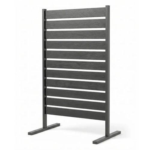 Pannello frangivista esterno grigio - Recinzione/pannello per giardino, piscina e prato