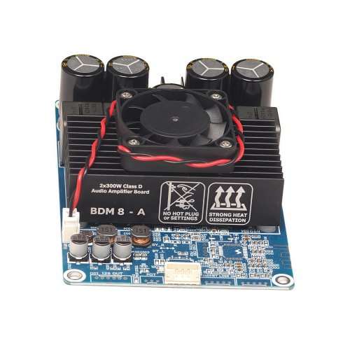 Amplificador estéreo BDM8-A TPA3255 2×300W – Amplificador de potencia para uso industrial/robots